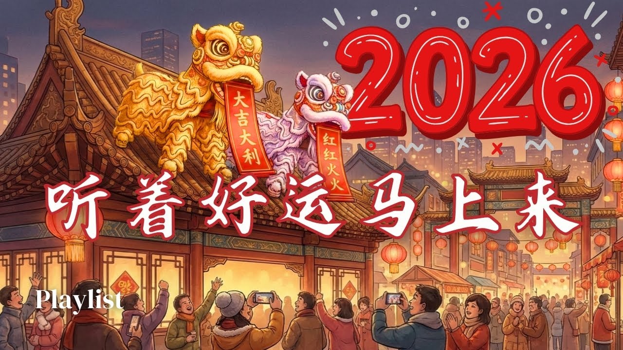 《听着好运马上来🔥｜1小时新年背景音乐｜好运、财运自动靠近》 Best 2026 CNY Instrumental Music 【1 Hour】