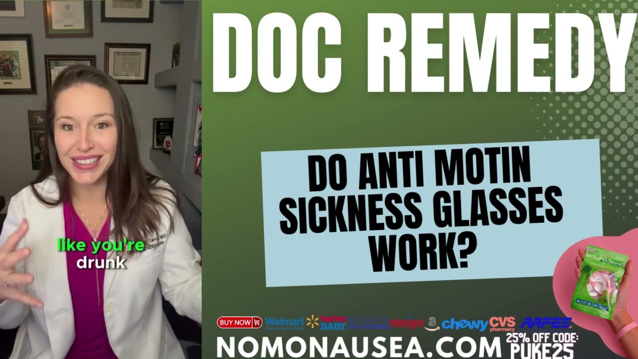 How do anti motion sickness glasses work?