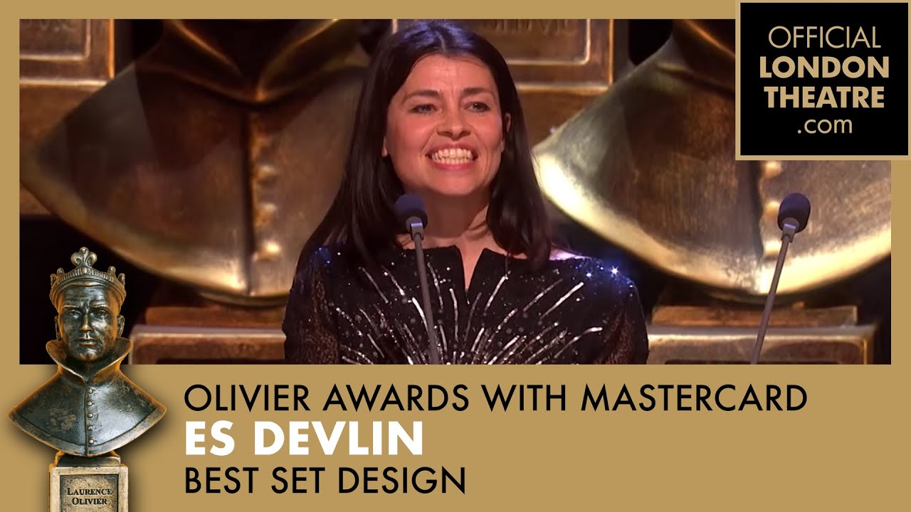 Es Devlin (Chimerica) wins Best Set Design | Olivier Awards 2014 with Mastercard
