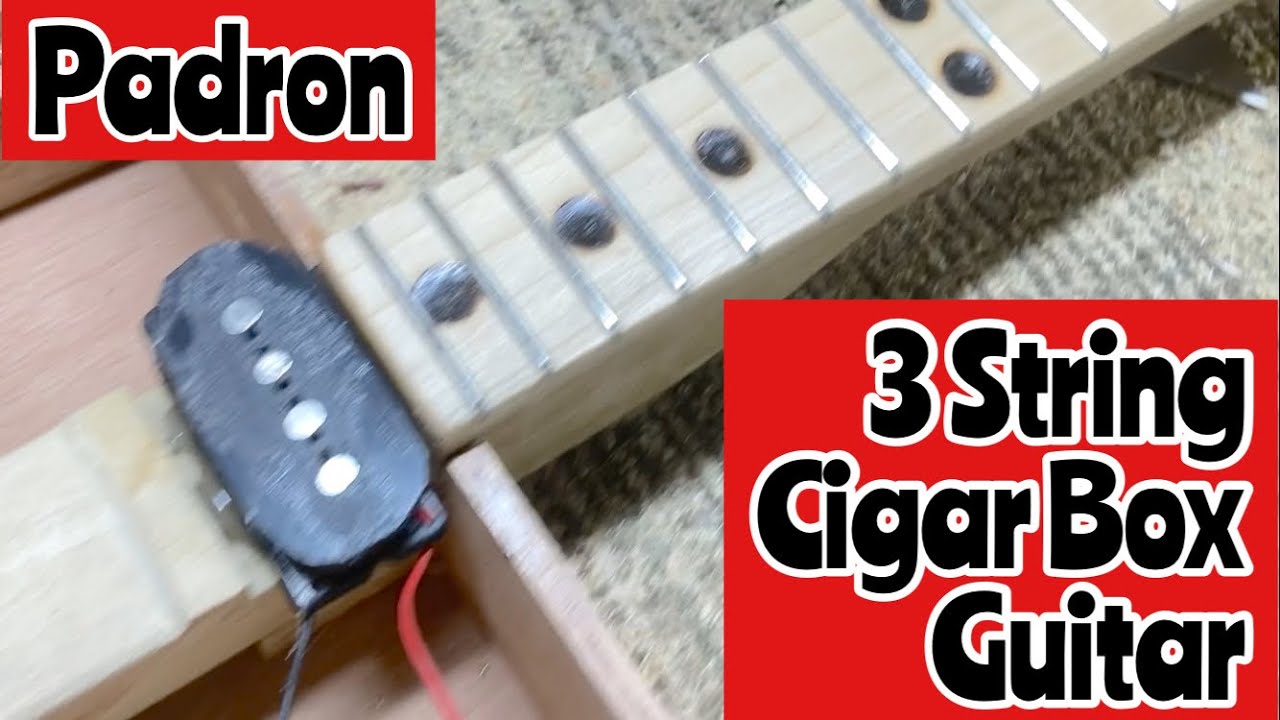 Cigar Box Guitar - Padron with Single Coil and a Piezo