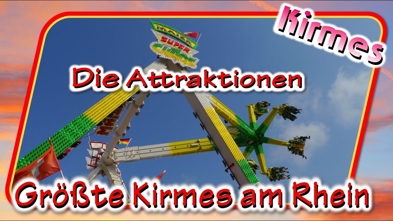 Gr&ouml;sste Kirmes am Rhein D&uuml;sseldorf 2014 - Die Attraktionen im &Uuml;berblick