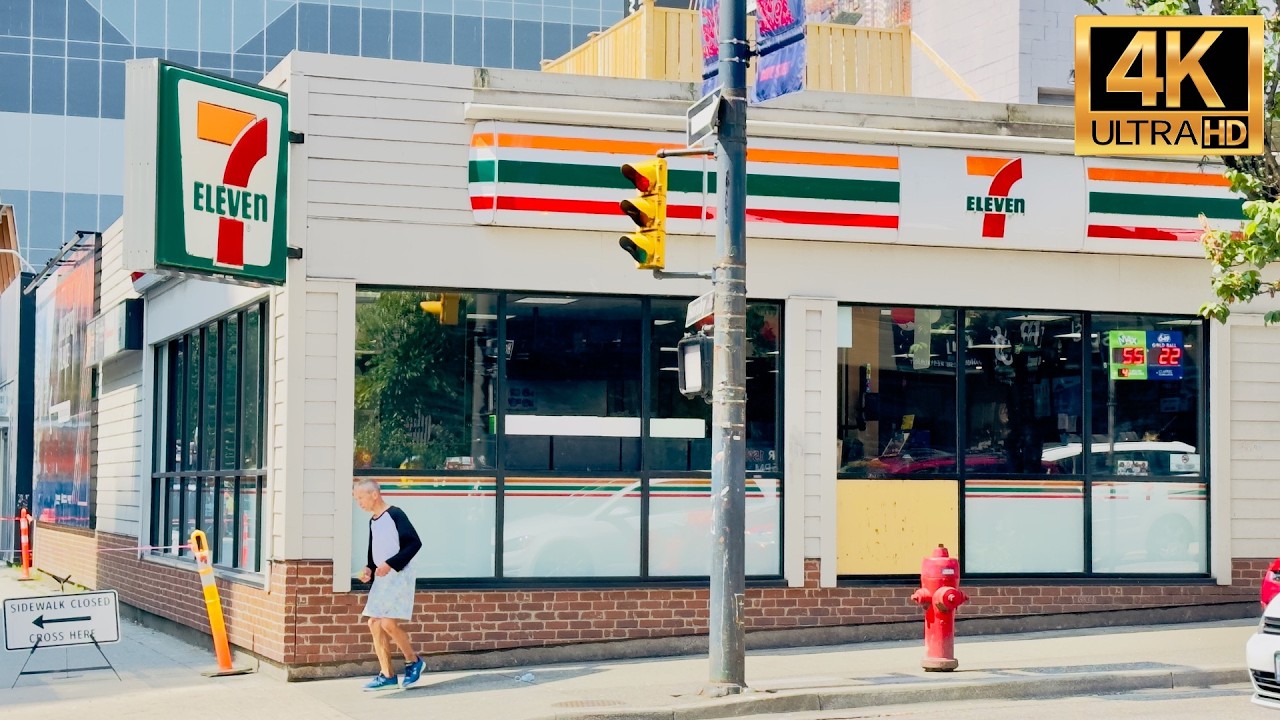 Путешествие в 7-ELEVEN в Ванкувере, Канада [Видео 4K]