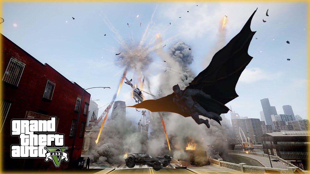 GTA 5 - Zack Snyder's BATMAN Fights Crime in Los Santos! Pt.1 (Gameplay)