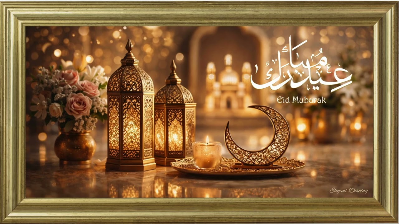 Eid Mubarak TV frame/ screen saver 