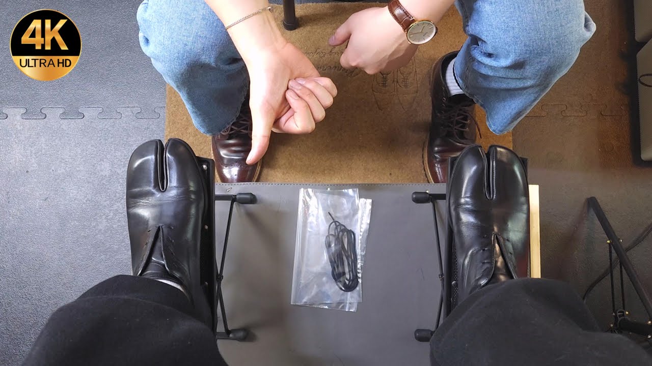 유니크한 타비슈즈 구두닦기ASMR! l ASMR Shoe Shine Compilation: Satisfying Moments of Shoe Care
