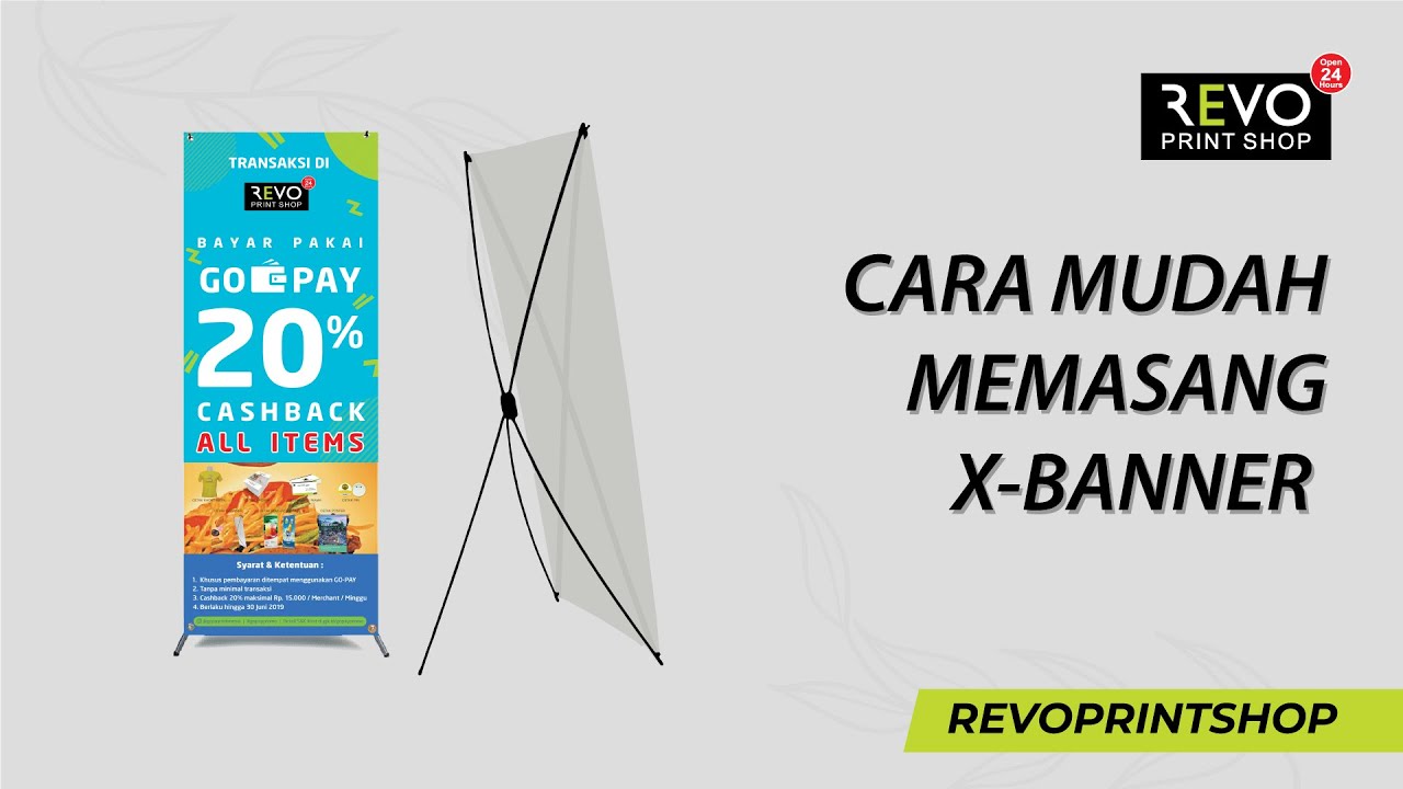 Cara Mudah Memasang X-Banner Hanya 2 Menit | REVO PRINT SHOP
