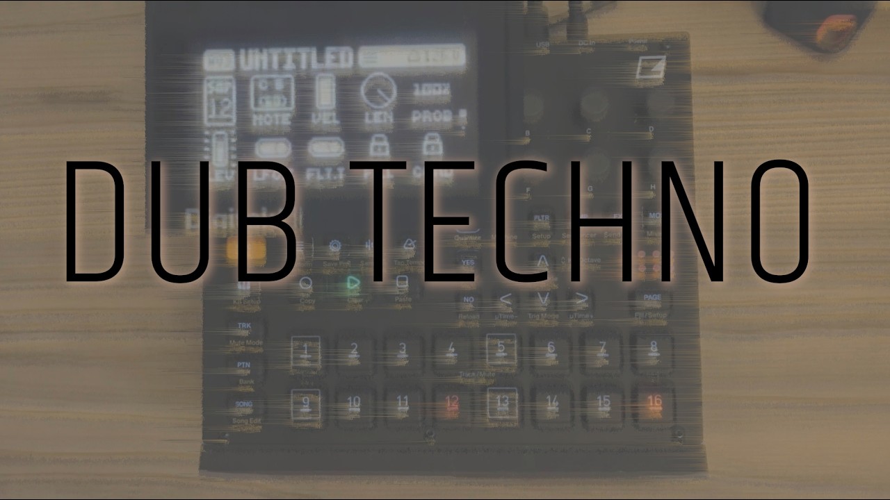 Dub Techno Pattern Creation | Elektron Digitakt II #dubtechno #digitakt2