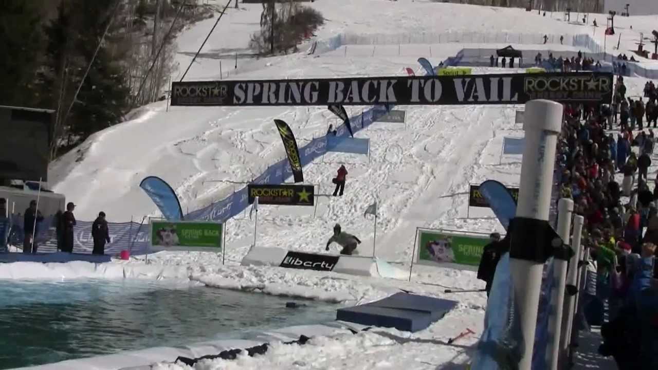 2012 World Pond Skimming Championships - Clips. Vail, CO.