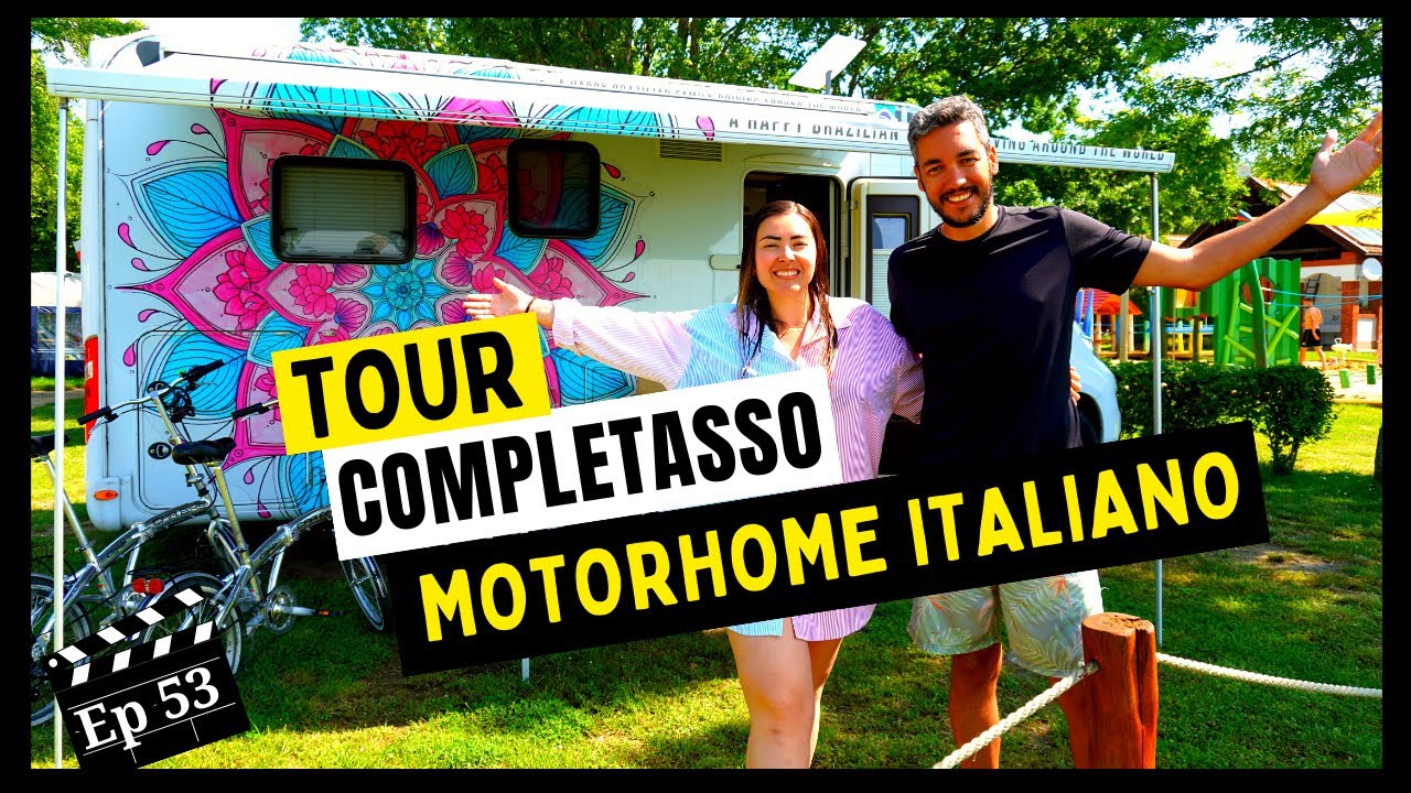 TOUR COMPLETO DO NOSSO MOTORHOME NA EUROPA COM PREÇO - Ep53