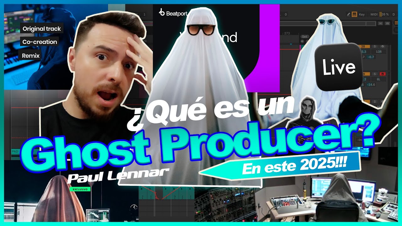 ¿Qué es un Ghost Producer o Productor Fantasma 2025 y cuanto cobra? 🤔👻💽🎹🎧 #ghostproducer
