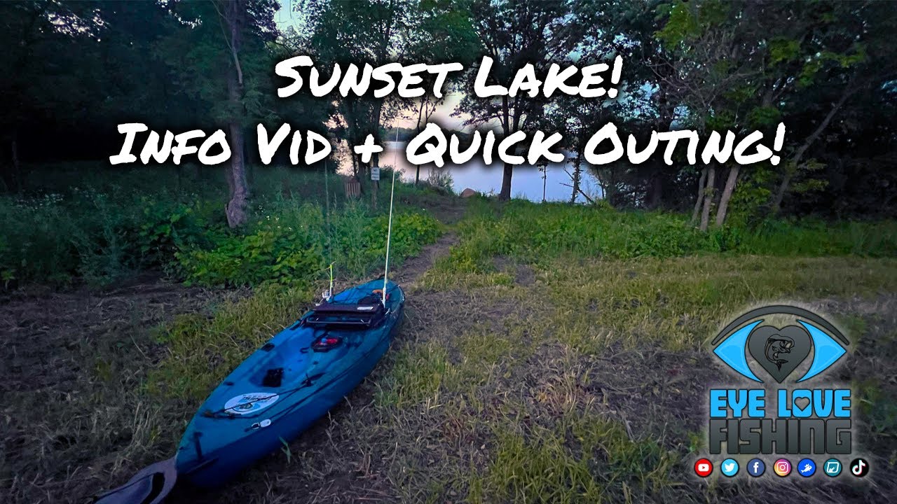 Sunset Lake - Info Vid + Quick Outing! #SunsetLake #Hugo #EyeLoveFishing #MN #SeleckyChaosDesigns