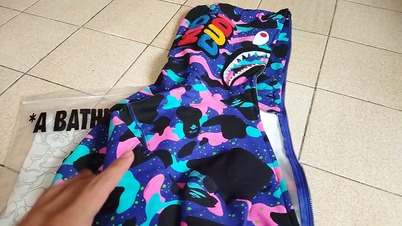 Bape Shark Hoodie Kid Cudi Réplica Review. + cómo elegir tu talla + consejos de lavado.