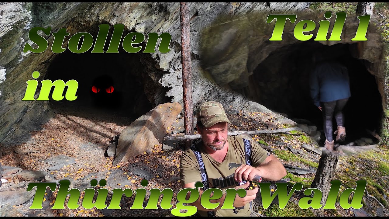 zugängliche Stollen im Thüringer Wald gefunden - ein langes Wochenende - Teil 1