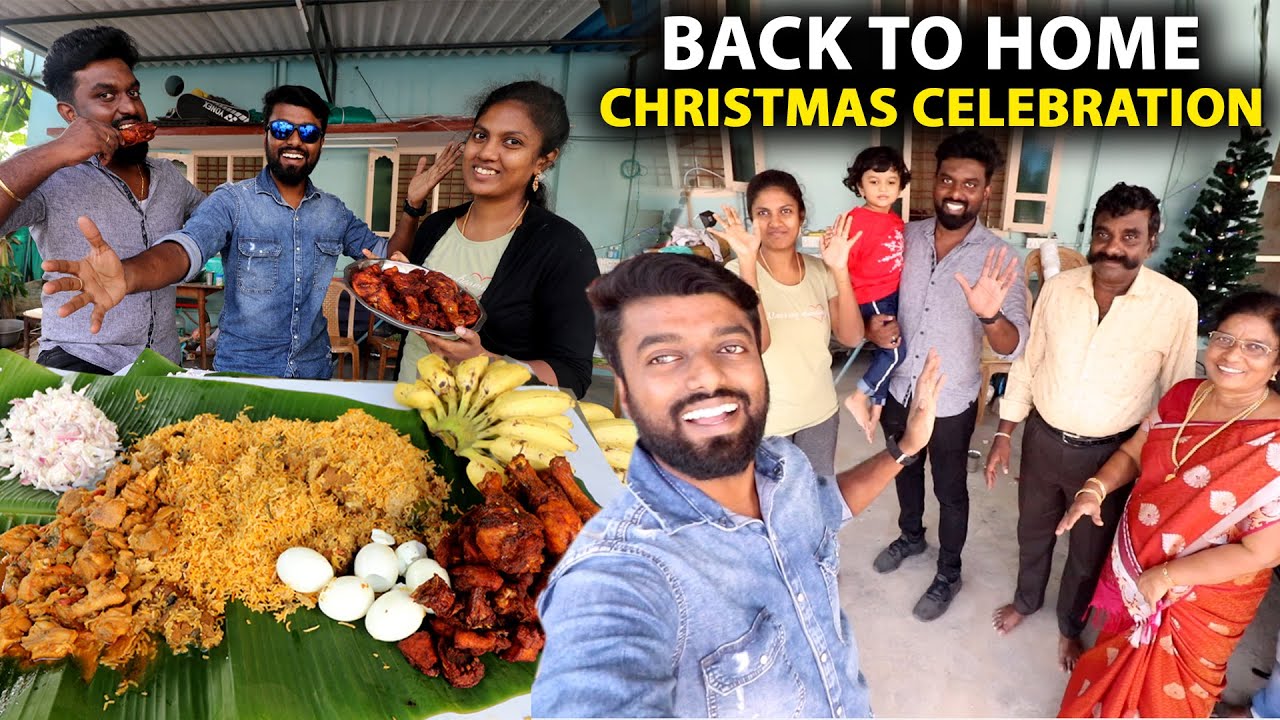 CHRISTMAS CELEBRATION at HOME !! Biryani Feast with Family | Happy Holidays