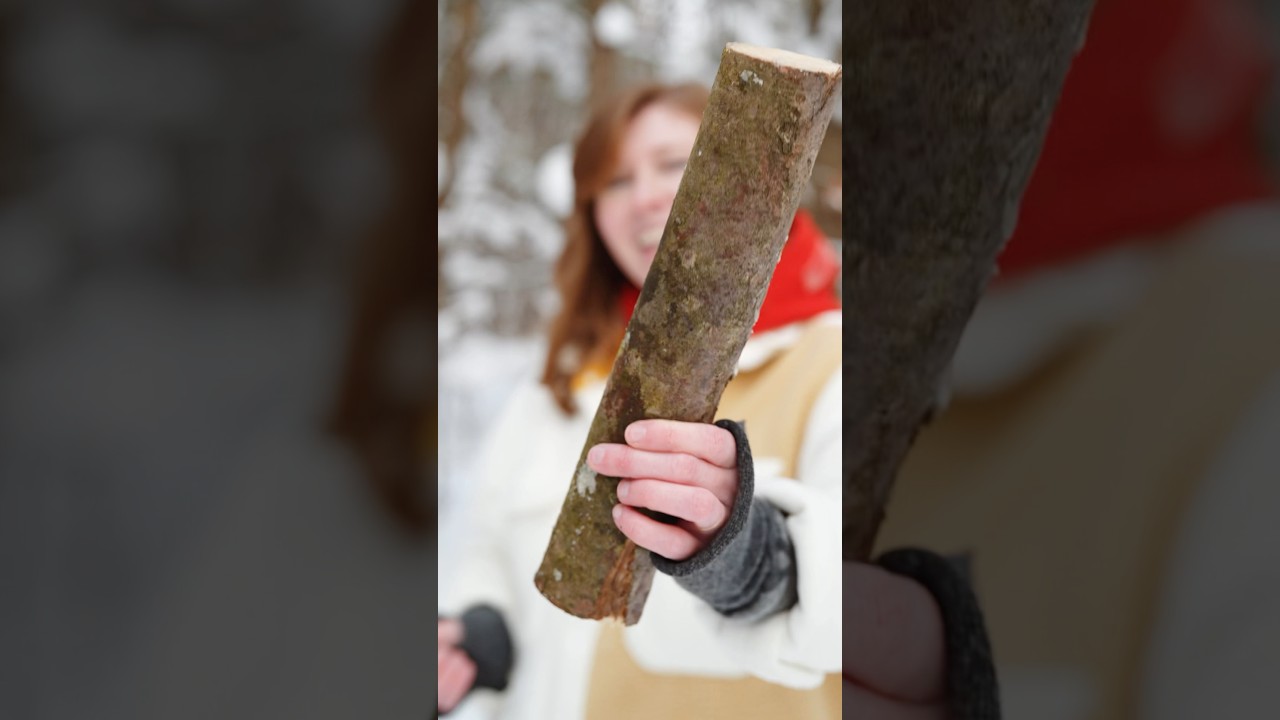 How to Split Wood 🔪🪵 #batoning