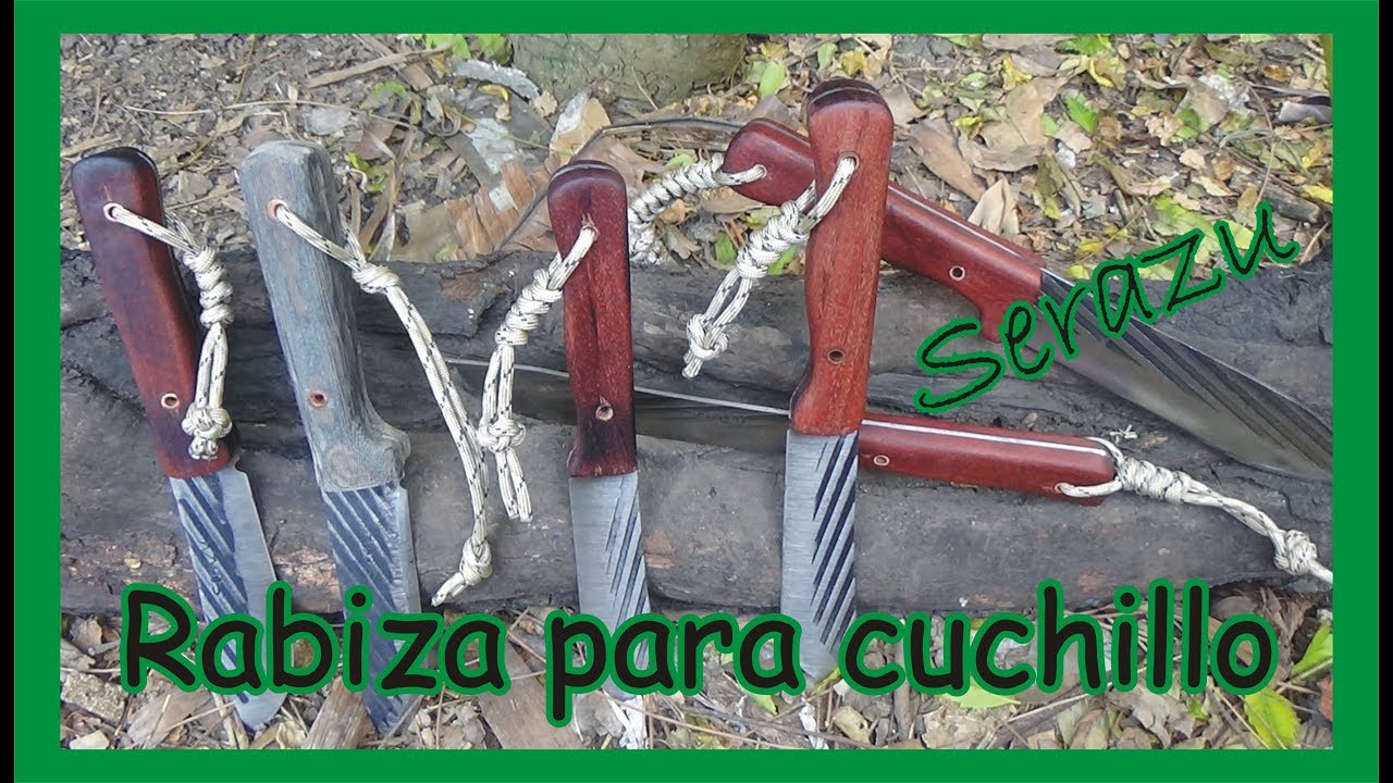 Rabiza para cuchillo (cordón fiador, dragonera, liner)