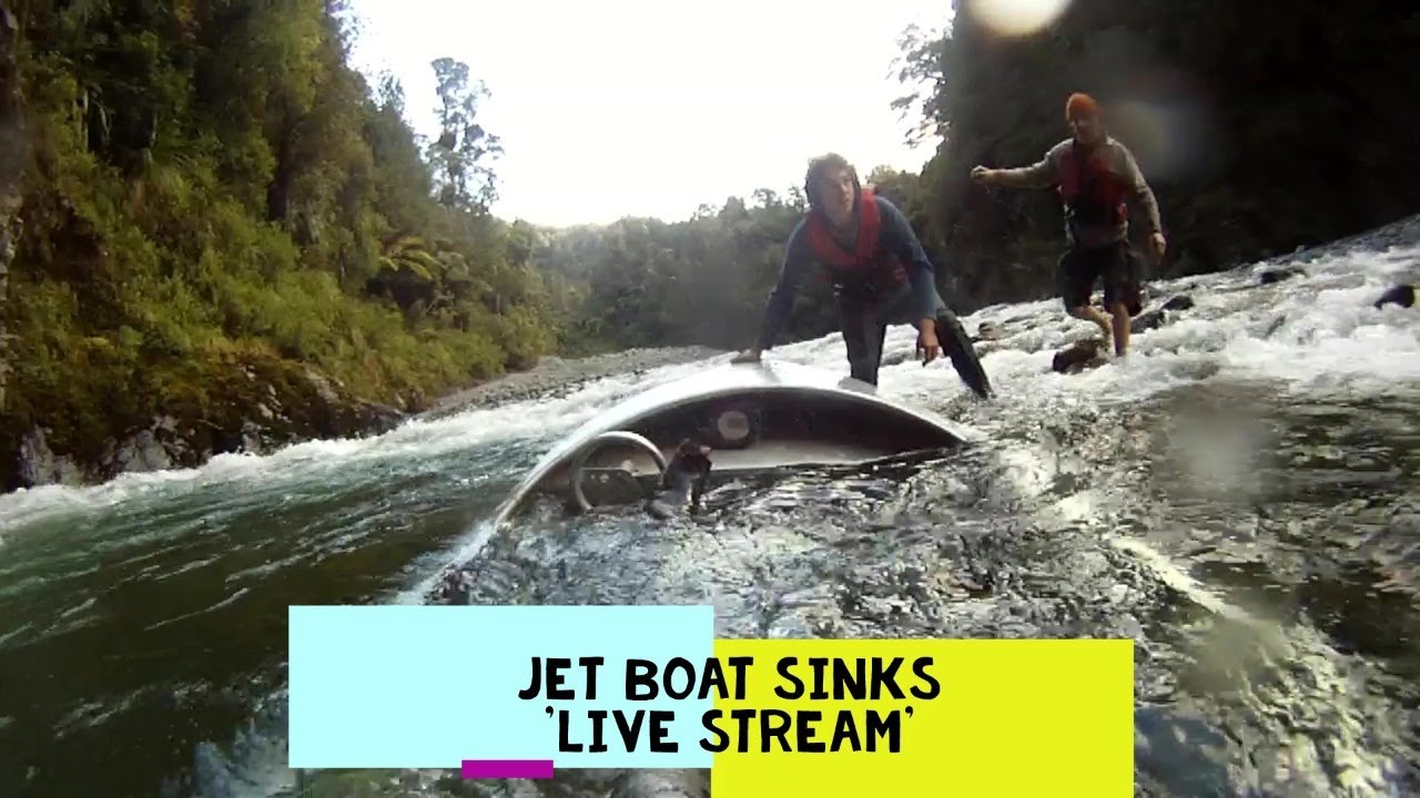 Jet Boat Sinks 