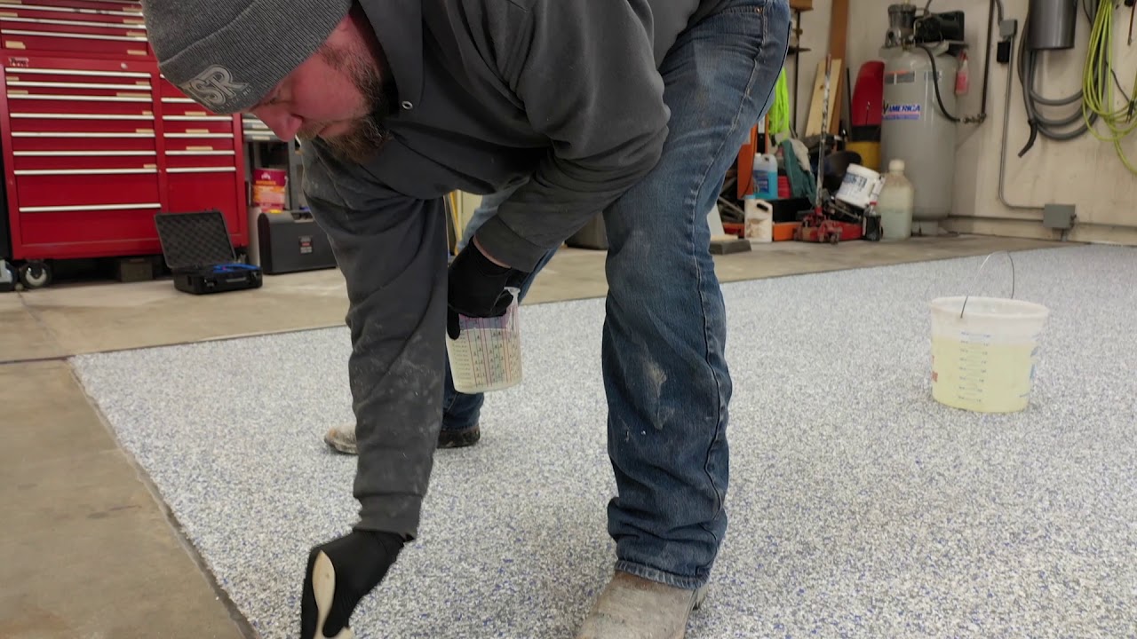 TSR Concrete Coatings Garage Floor System