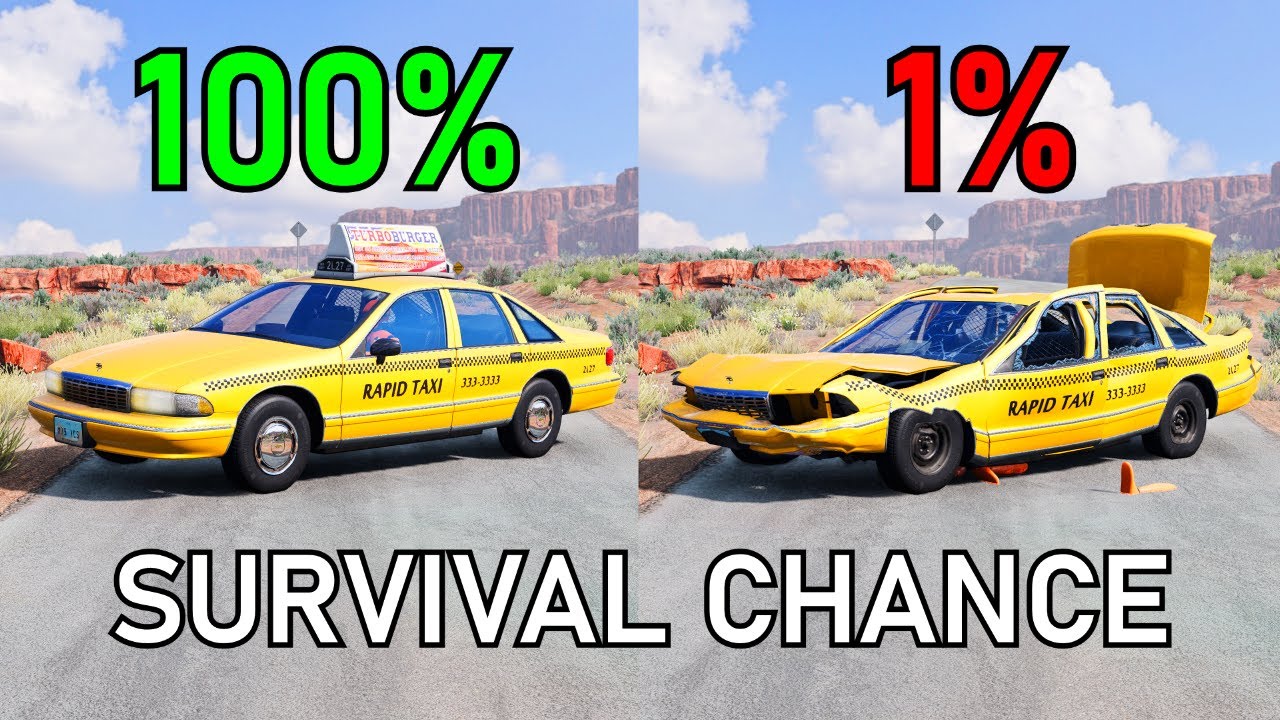 Realistic Survival Chance Crashes #32 | BeamNG.drive