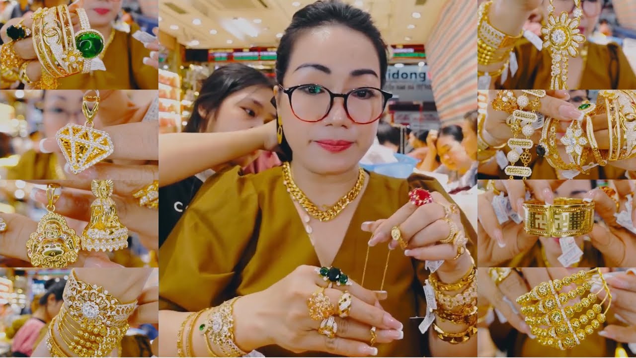 Cô Chủ Tiệm Vàng Kim Thành Thảo Livestream Bán vàng CTY 610 và Vàng 24k 980 với giá công ưu đãi