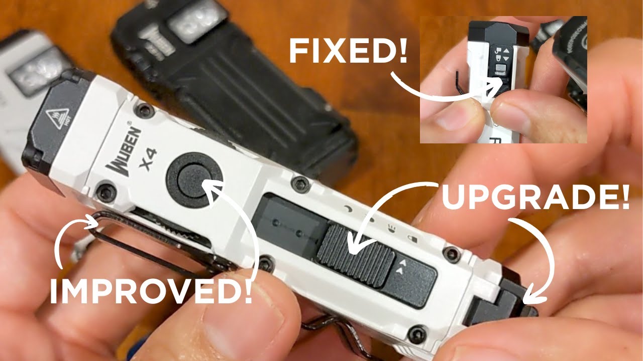 WUBEN X4 FLASHLIGHT REVIEW - MAJOR UPDATES MAKE IT INCREDIBLE!