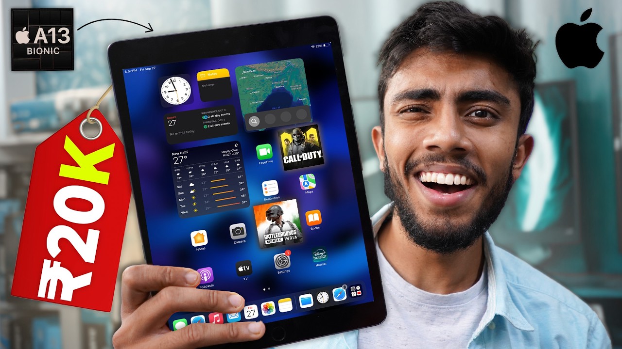 Unboxing IPad 9th Gen! Under 20,000/-RS! 🤩 Best Tablet For Gaming & Students With A13 Bionic