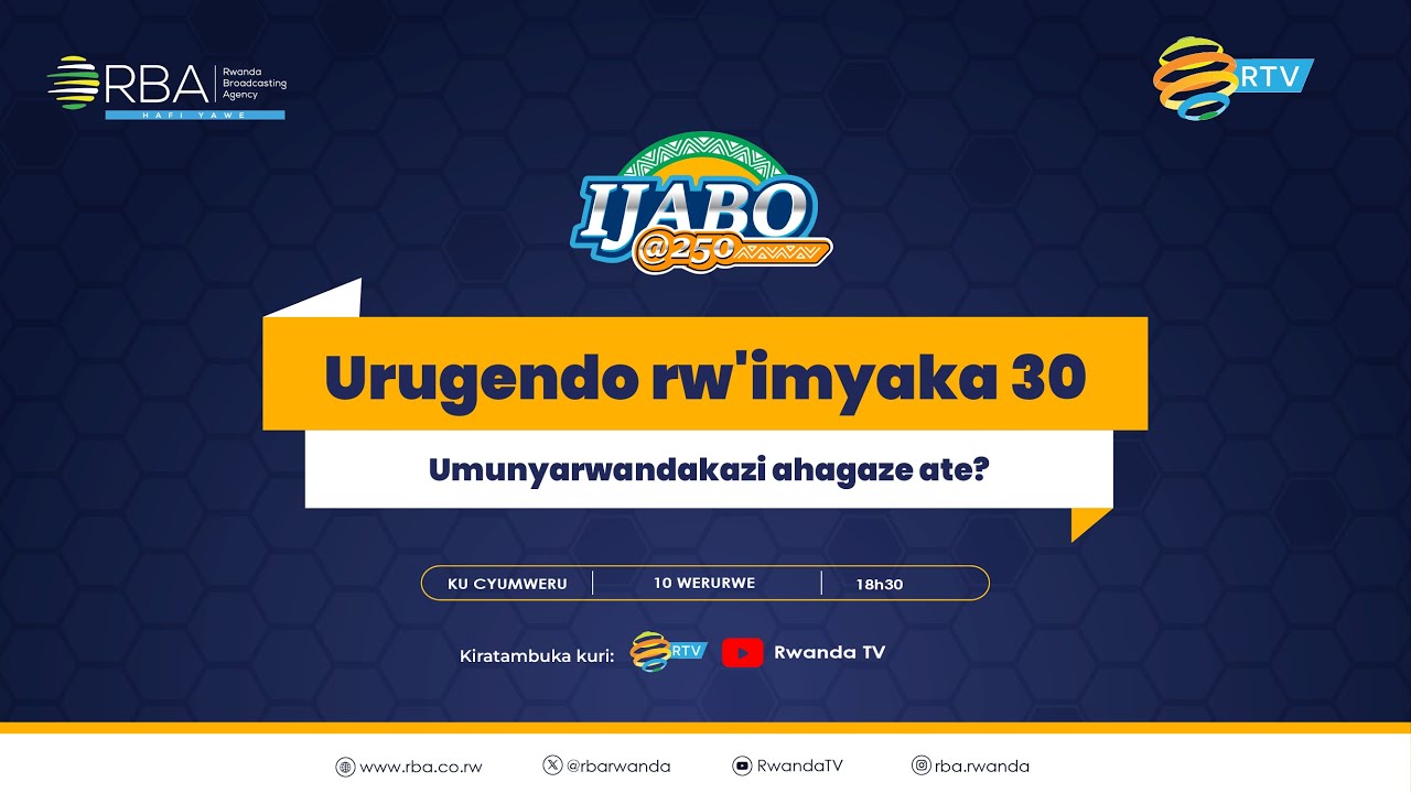 #Ijabo250: Urugendo rw'imyaka 30: Umunyarwandakazi ahagaze he?