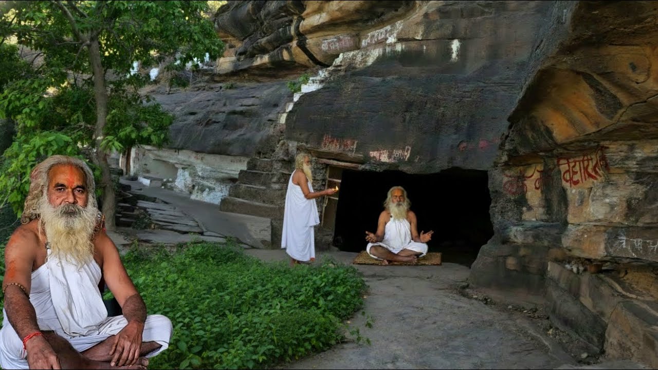 Chitrakoot सिद्ध संतों की तपोस्थली, गुफा में तपस्या कर रहे सिद्ध संत के दुर्लभ दर्शन