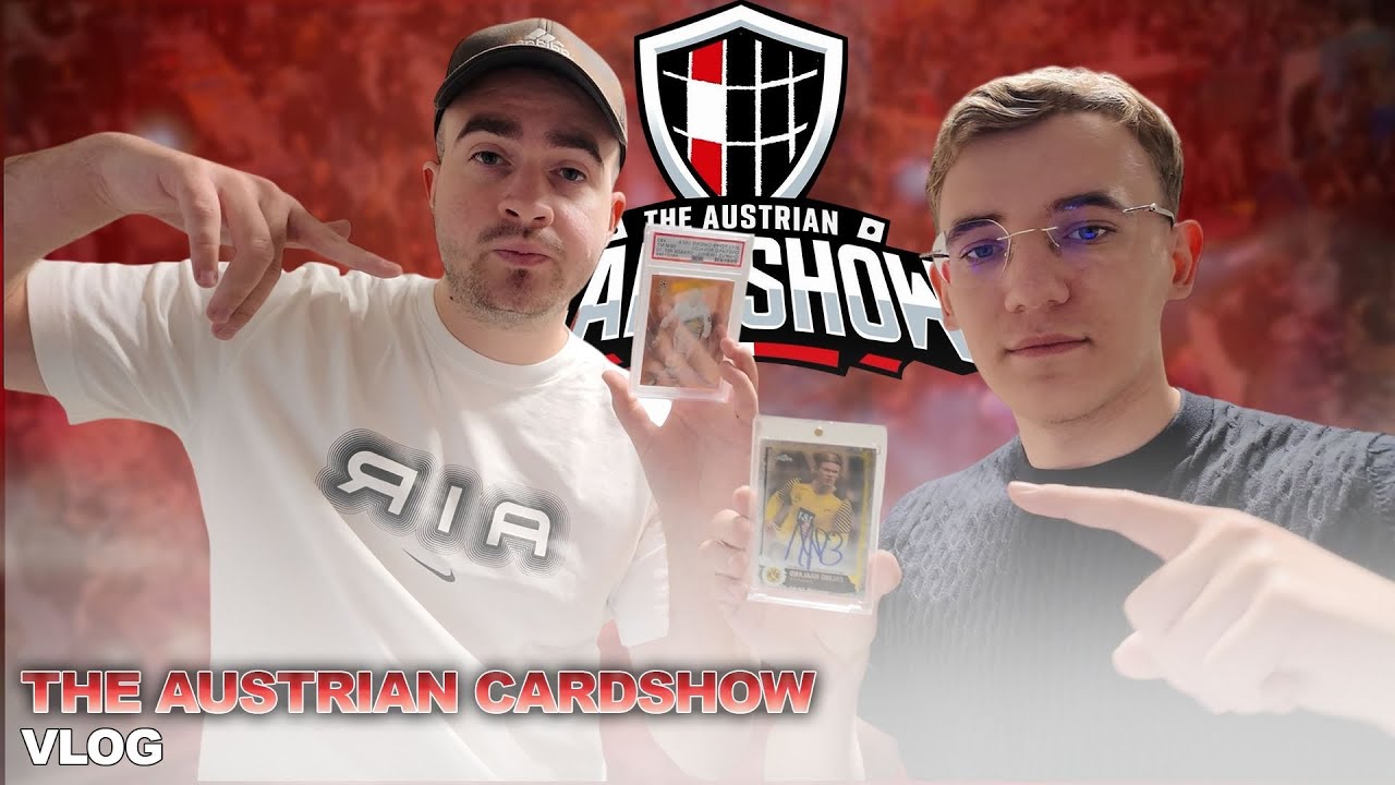 Das erste Mal in Wien 🇦🇹 Austrian Cardshow Wien Vlog 🚀