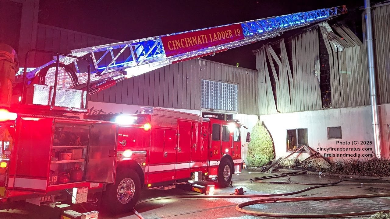 Cincinnati Scene Video - 2 Alarm Fire - Spring Grove Ave