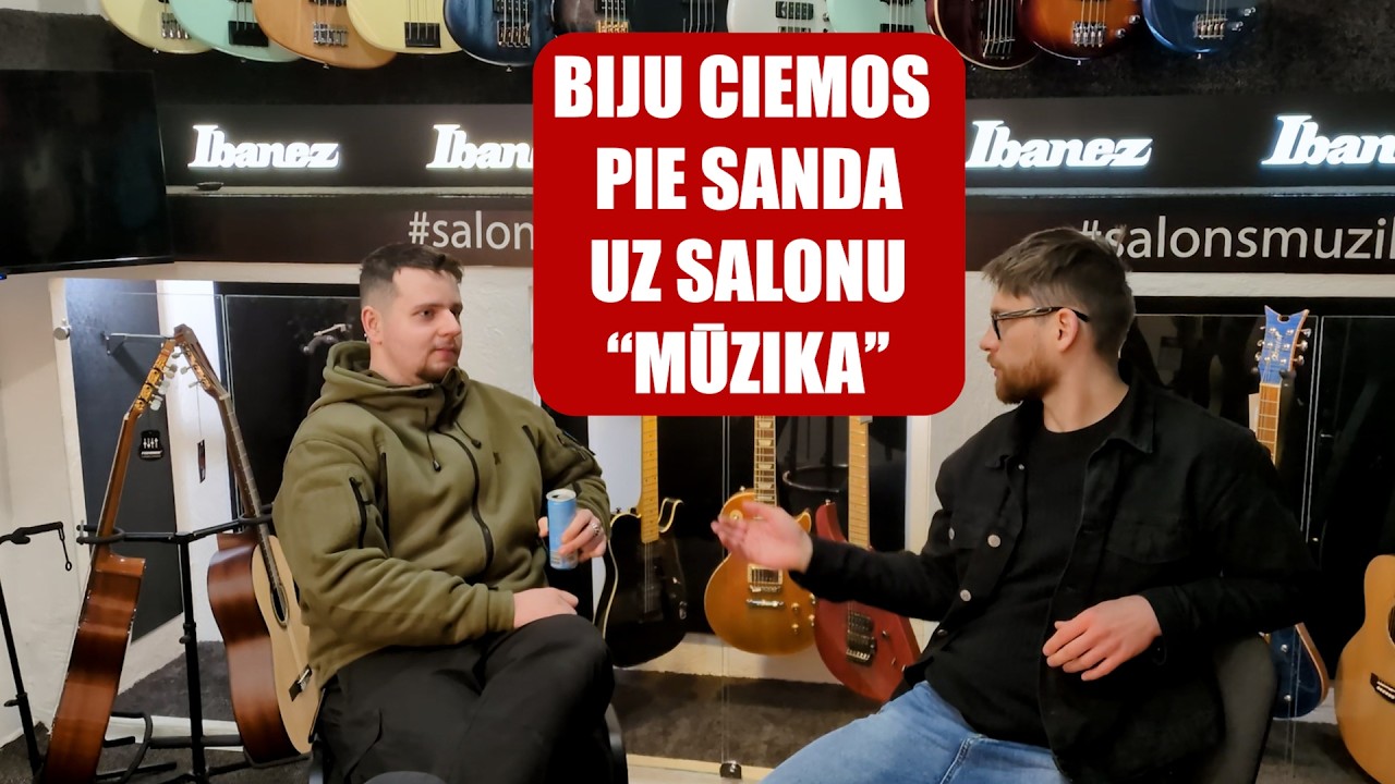 🎸Biju ciemos pie Sanda uz salonu ''Mūzika'' | METRO | salonsmuzika.lv