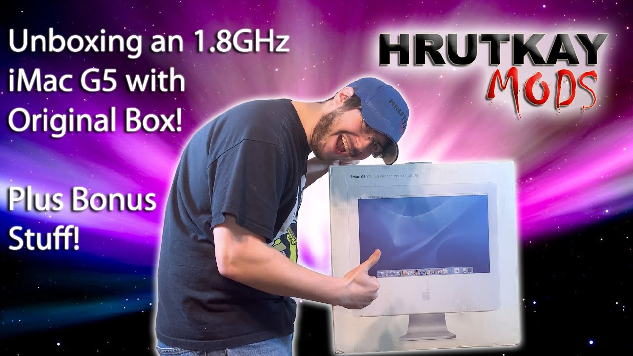 Unboxing an 1.8GHz iMac G5 With Original Box & Bonus Stuff!