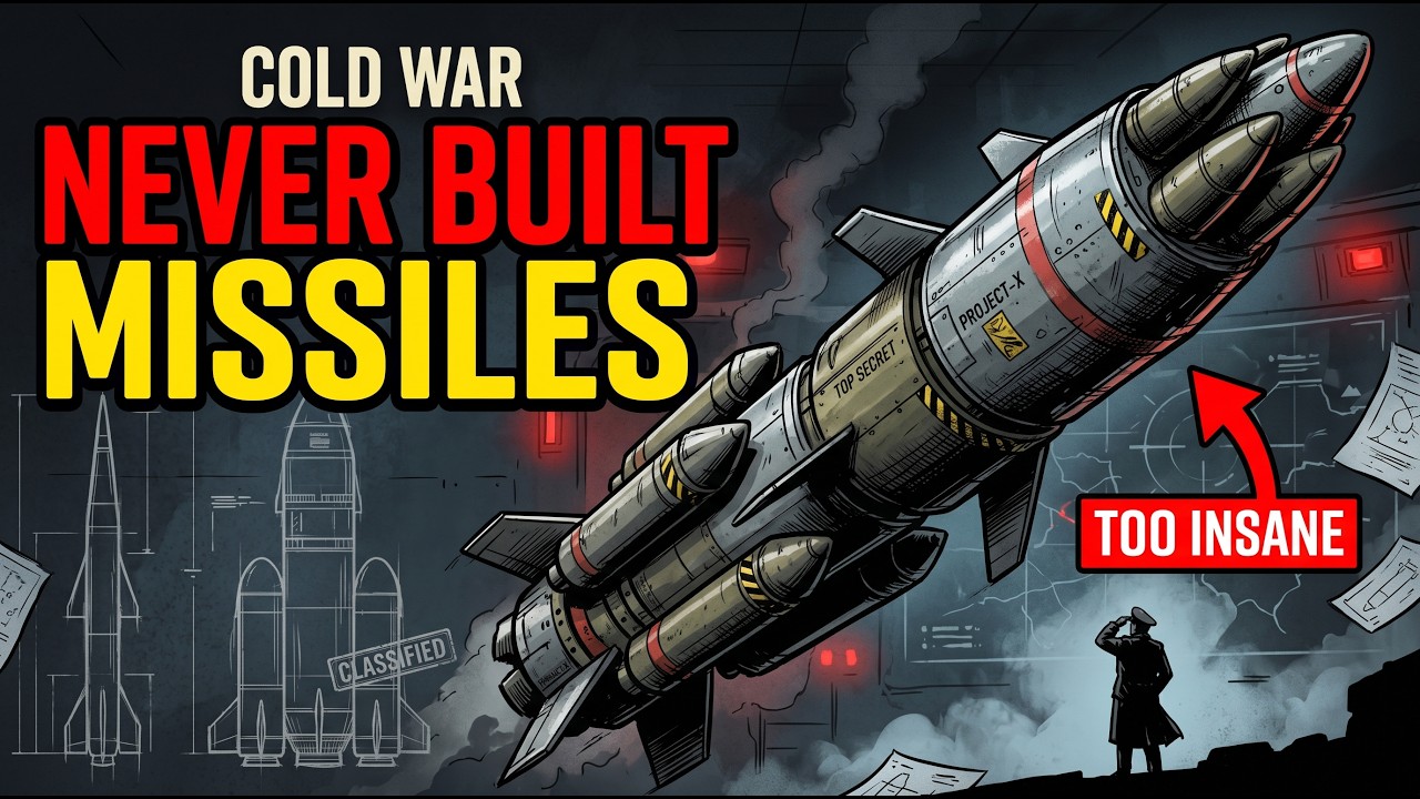The Most Insane NEVER BUILT Missiles of the Cold War