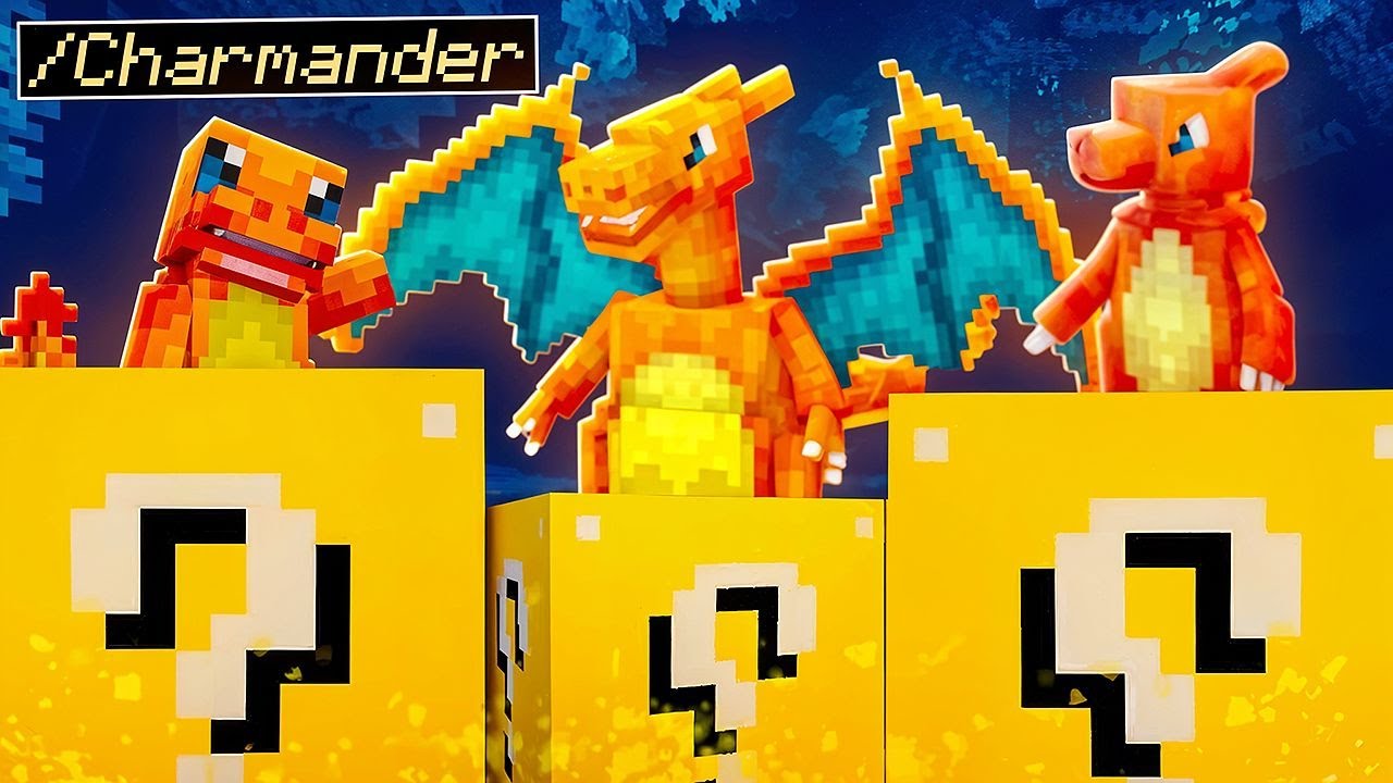 Me ENFRENTO a CHARIZARD con LUCKY BLOCKS
