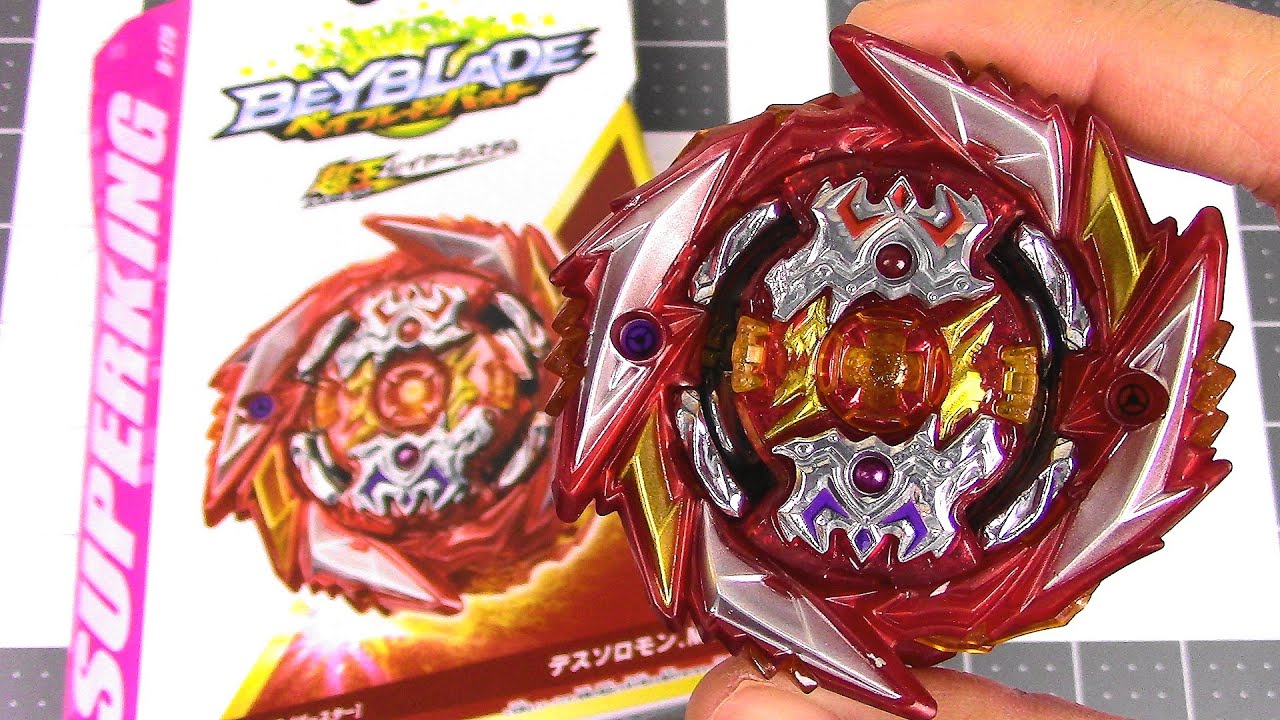 (B-179) DEATH SOLOMON.MF 2B REVIEW AND BATTLE!! Beyblade Burst Superkin ベイブレードバースト超王