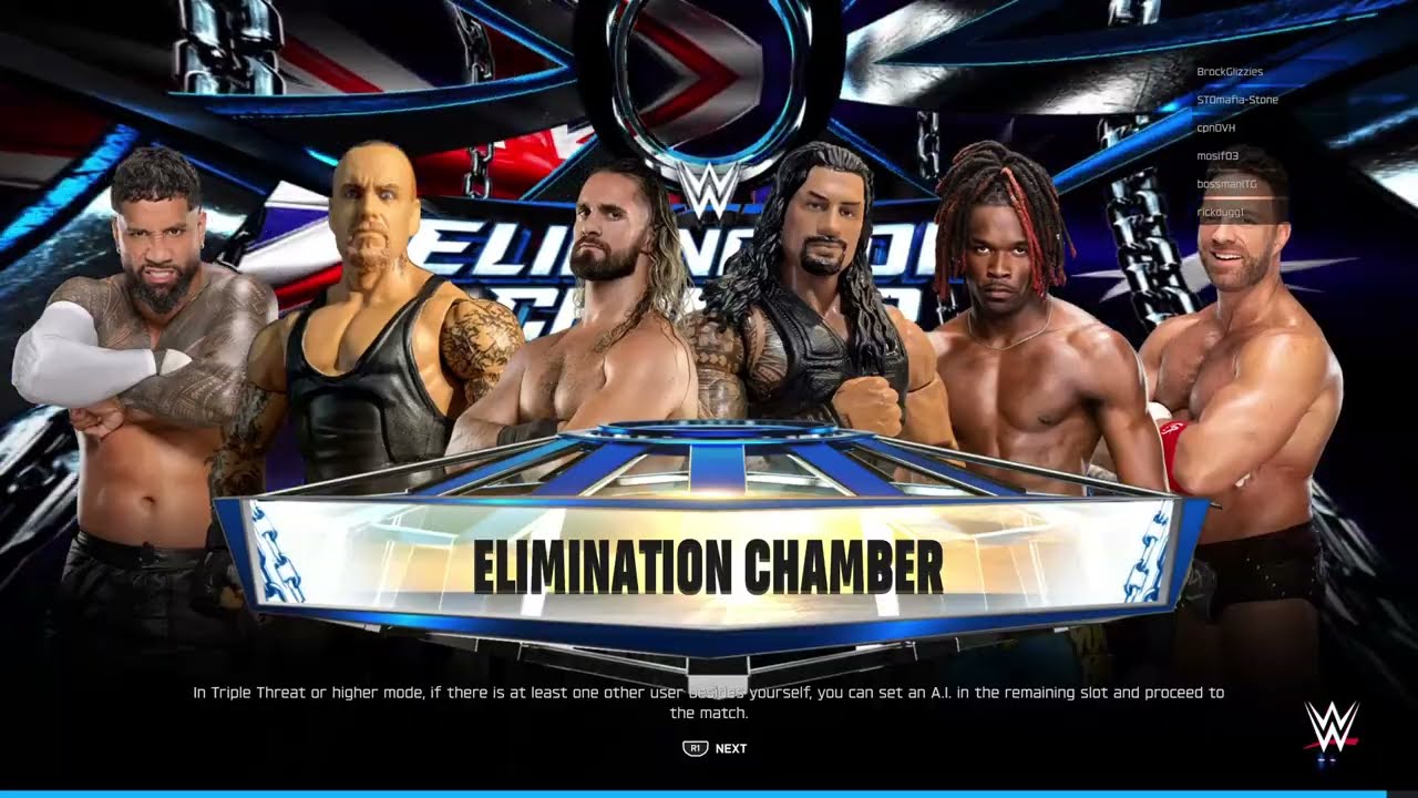 SECOND ELIMINATION CHAMBER ( BANGER‼️) #stomafia #wwe #chamber #wwe2k25 