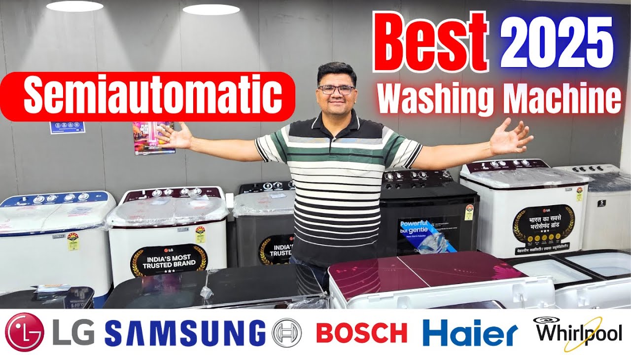 Best Semi Automatic Washing Machine 2025 ⚡ Top 5 Semi Automatic Washing Machines in India 2025