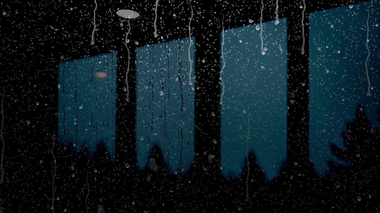 Peaceful Rainstorm with Gentle Thunder BLACK SCREEN | Sleep Relaxation Dark Screen Audio