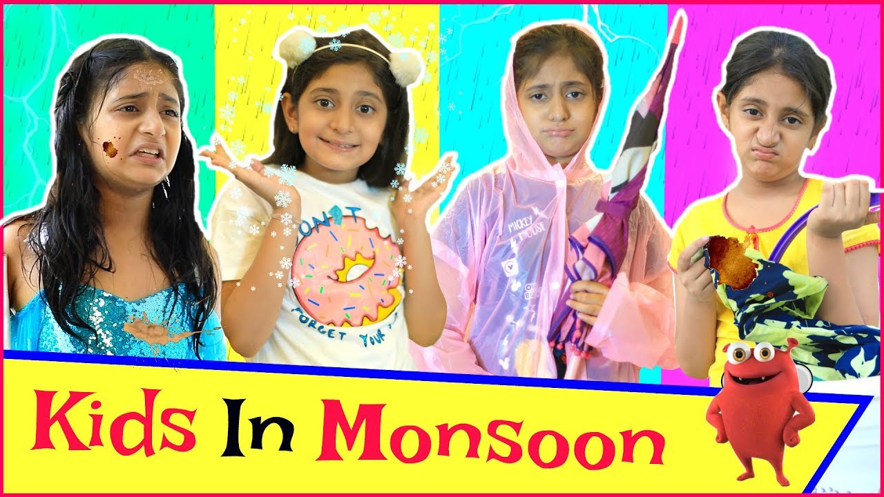 KIDS In Monsoon - Types of Kids..| #Freetoy #SoulfullRagiBites #Fun #Sketch #Roleplay #MyMissAnand