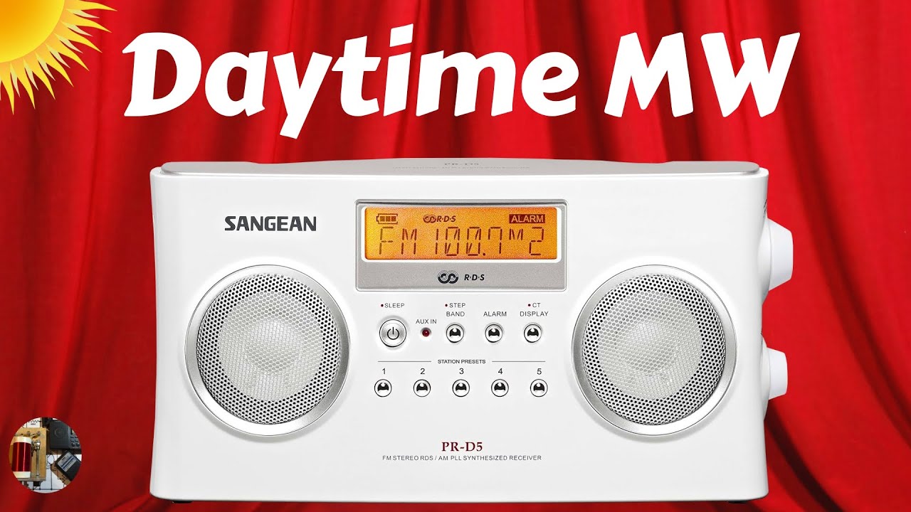 Sangean PR-D5 AM FM Radio Daytime MW Chicago Area