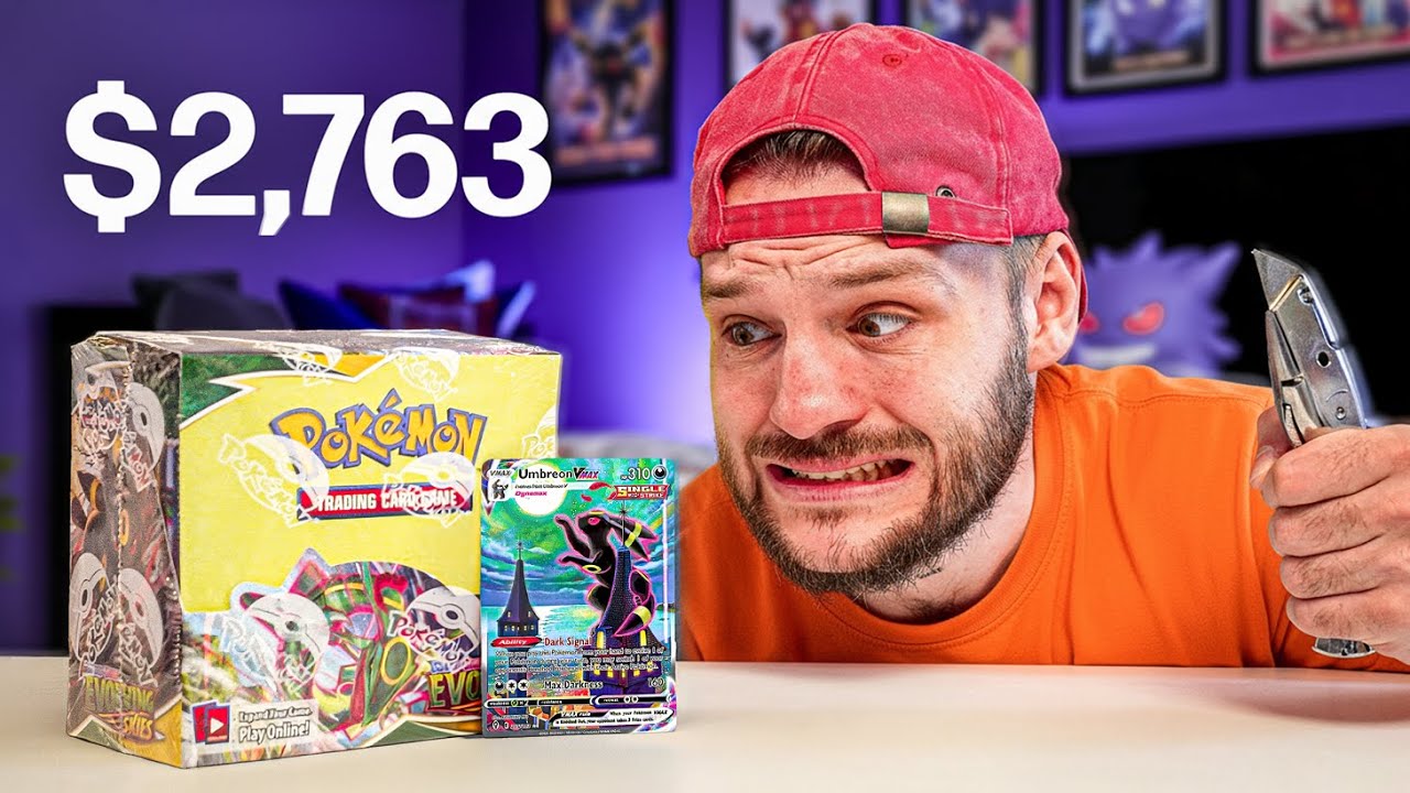 I Opened A Pokemon &lsquo;First Print' Evolving Skies Sealed Case
