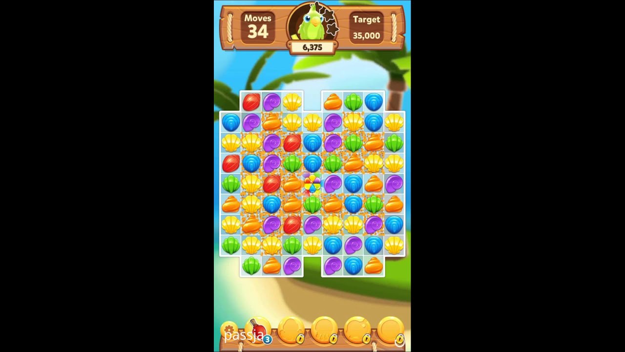 Review Tropical Trip - Match 3 Game level 1-10