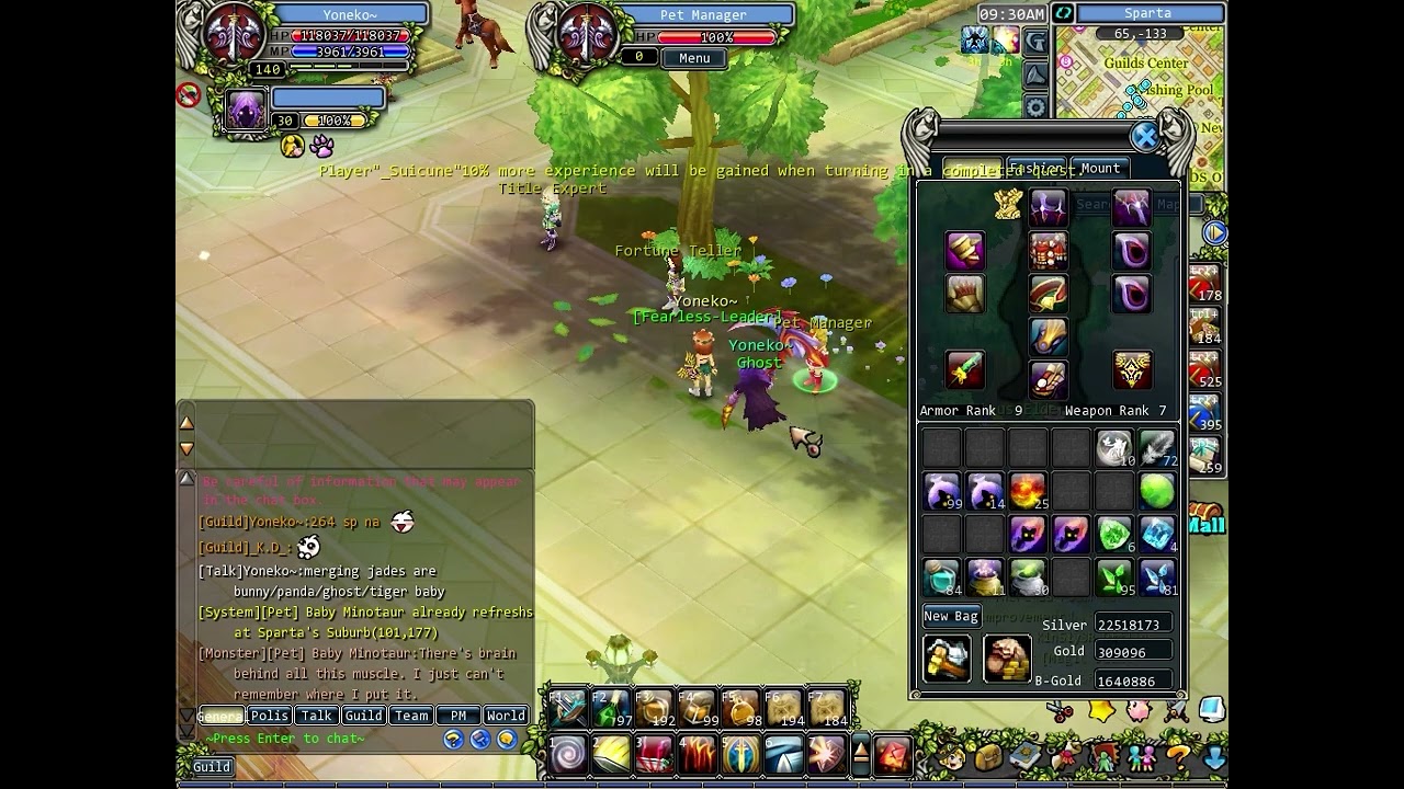 [Godswar] GodsThrone Private Server - How to increase your pet's basic savvy 101