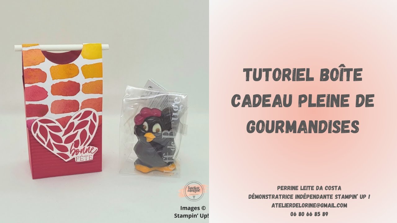 Tutoriel boîte cadeau pleine de gourmandises