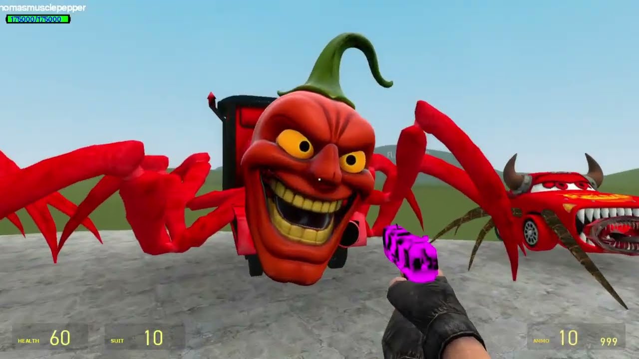 Building a Thomas Train Chased By All Cursed Thomas and Friends Family in Garry's Mod