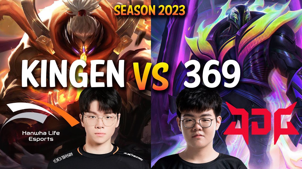 HLE Kingen vs JDG 369 - Kingen JAX vs 369 K'SANTE Top - Patch 13.12 KR Ranked