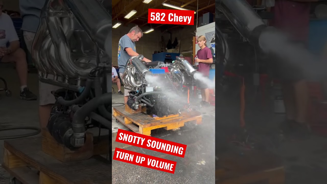 Fuel Injected 582 Big Block Chevy - SNOTTY & LOUD - turn up the volume and listen