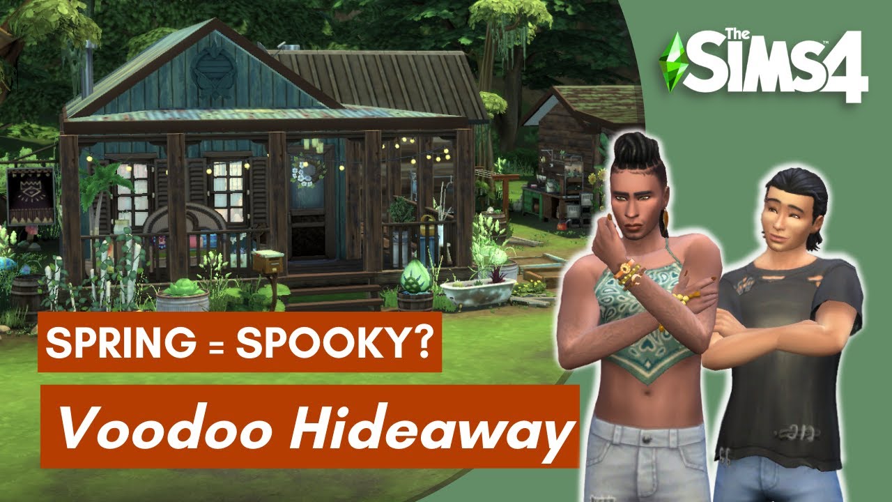 Live Your Best Voodoo Queen Life | Sims 4 Swamp Cottage