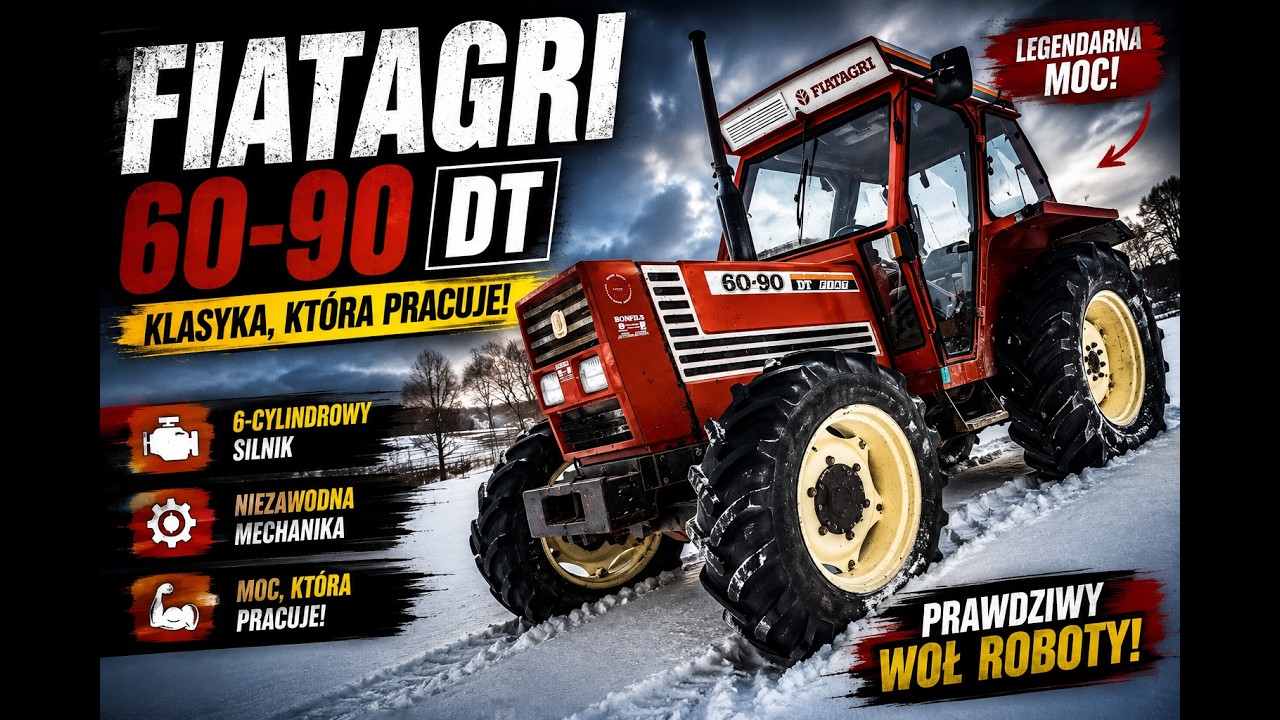 FiatAgri 60-90 DT | Dron + detale z zewnątrz,  klimat klasyka