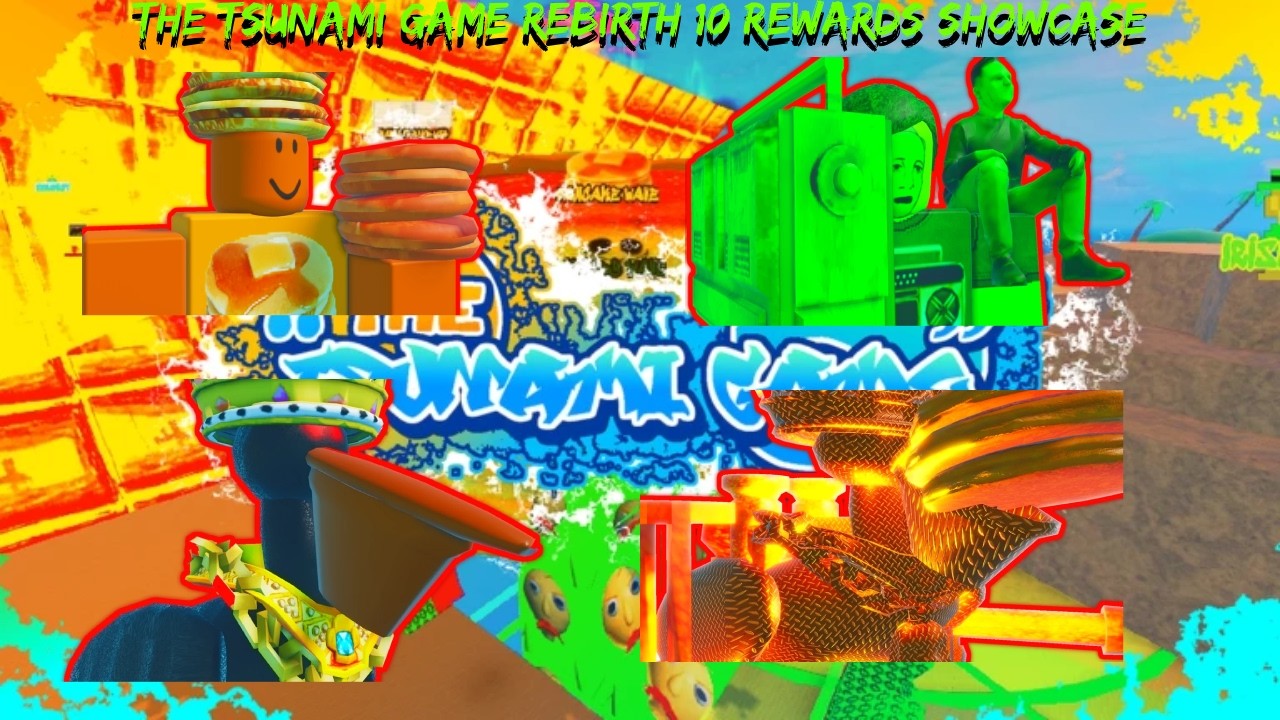 SHOWCASING THE TSUNAMI GAME REBIRTH 10 REWARDS IN THE BATTLE BRICKS!!!!!